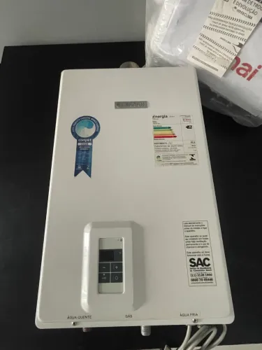 Aquecedor a gás digital Rinnai