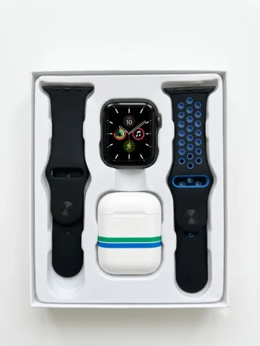 Smartwatch Kit Completo (Relógio + Fones + Pulseiras Extras)