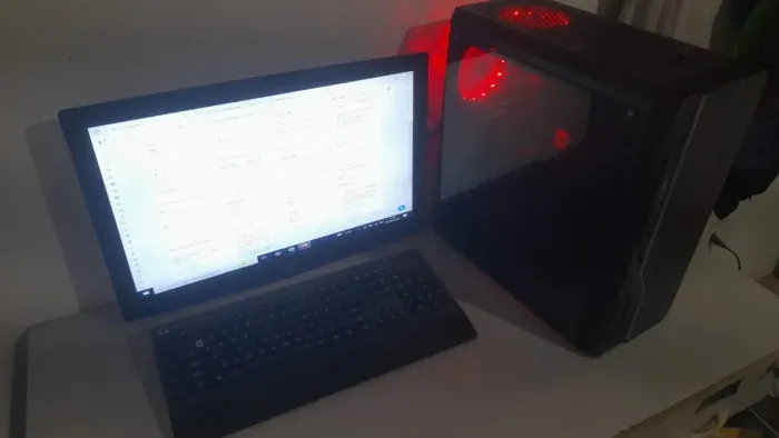 Pc Core i5 SSD 8 Gigas DDR4 Wi-Fi CPU Acrílico Led Gamer Gamer Sexta Geração