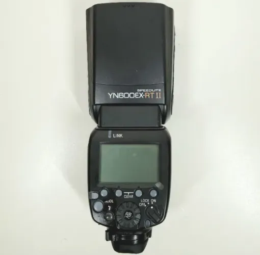Flash Yongnuo Speedlight YN600EX RT II TTL p/ Camera Canon Foto Profissional Estudio