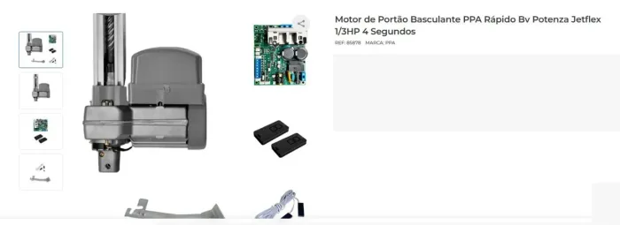 Motor Jetflex ppa 1/3 Hp semi novo 