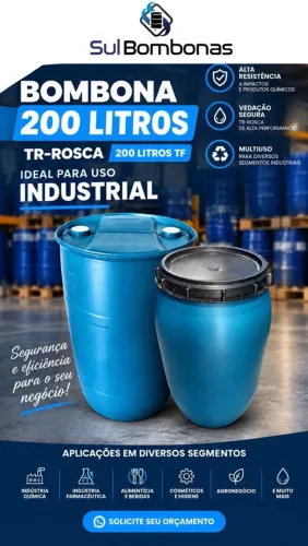 BOMBONA NOVA ROSCA OU TAMPA FIXA