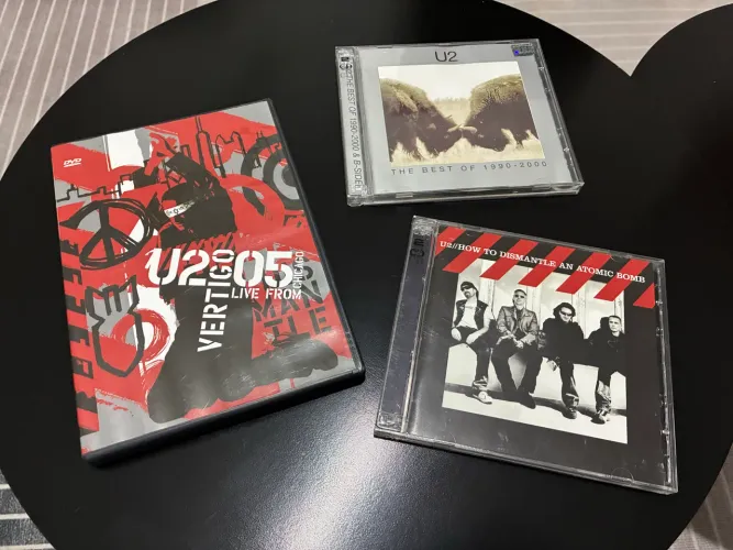 Cd e Dvd U2 - The best Of 1990-2000 + How To Dismantle an Atomic Bomb + Vertigo Live