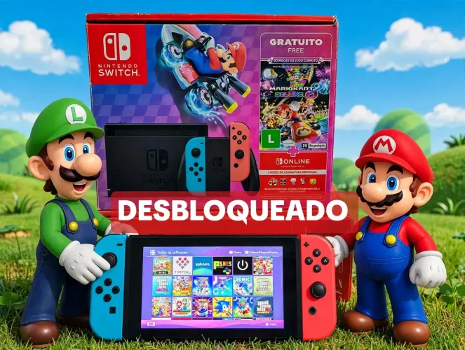 Nintendo Switch Desbloqueado 256 GB