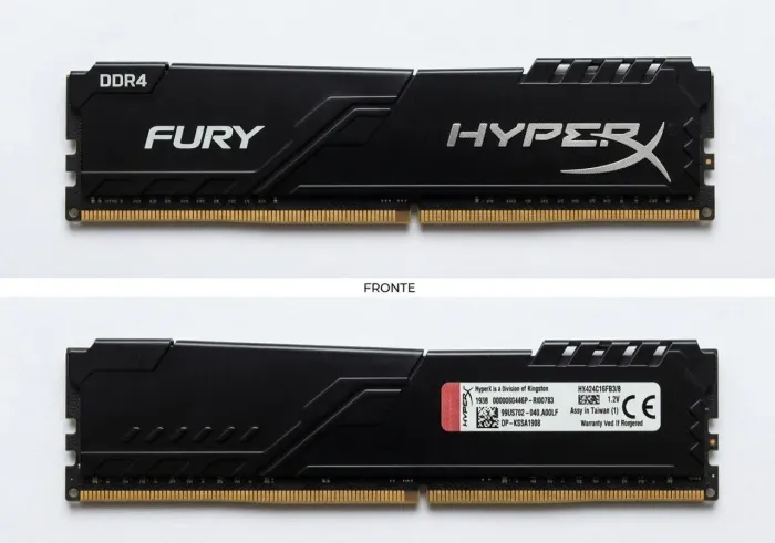 Memória RAM HyperX Fury DDR4 8GB 2400MHz - Kingston (HX424C15FB3/8)