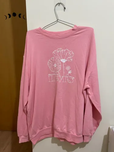 blusa de frio levis original rosa M