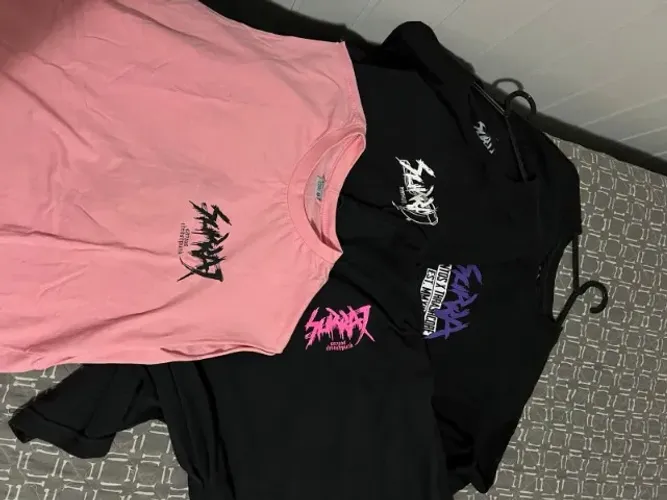 4 camisa banda Surra hardcore santos