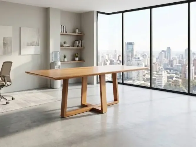 Mesa de jantar retangular