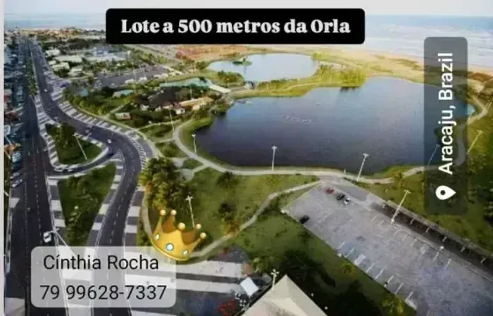 MAIS DE 500 METROS DA ORLA - LOTE NA ATALAIA VELHA - CINTHIA ROCHA.