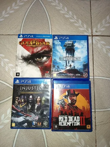 Vendo 4 jogos de ps4