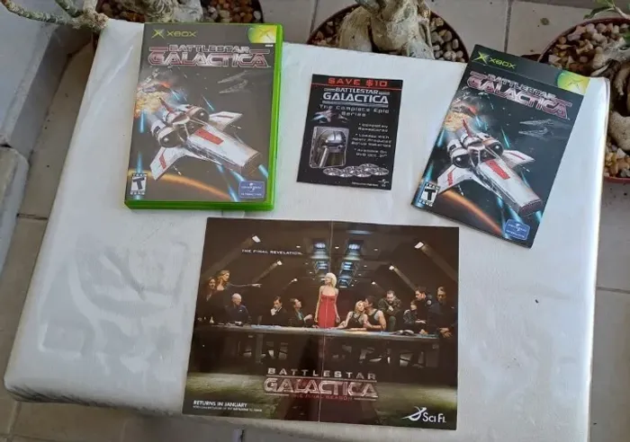 Jogo Battlestar Galactica Xbox / 360 Completo Impecável