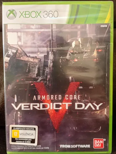 Jogo original Armored Core V Verdict Day Xbox 360 lacrado de fábrica