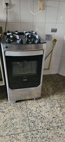 Fogão Consul Inox Mesa de Vidro 4 Bocas - Oportunidade!