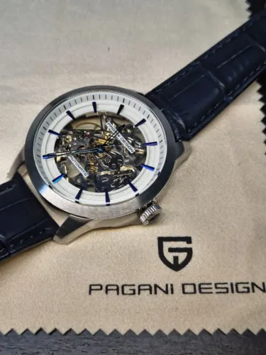 Relógio Pagani Design Skeleton 43mm Automático NOVO