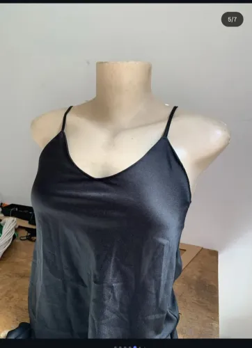 Vestido de alça preto