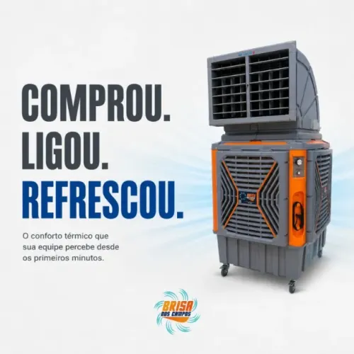 Climarizador Evaporativo Alta Capacidade de Circulação