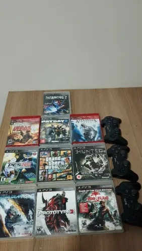 Jogos e controle de ps3