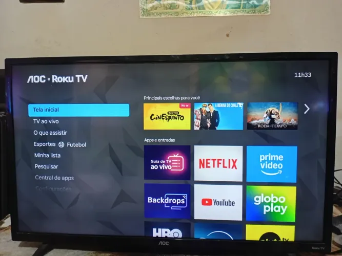 Smart TV AOC Roku de 32 Polegadas