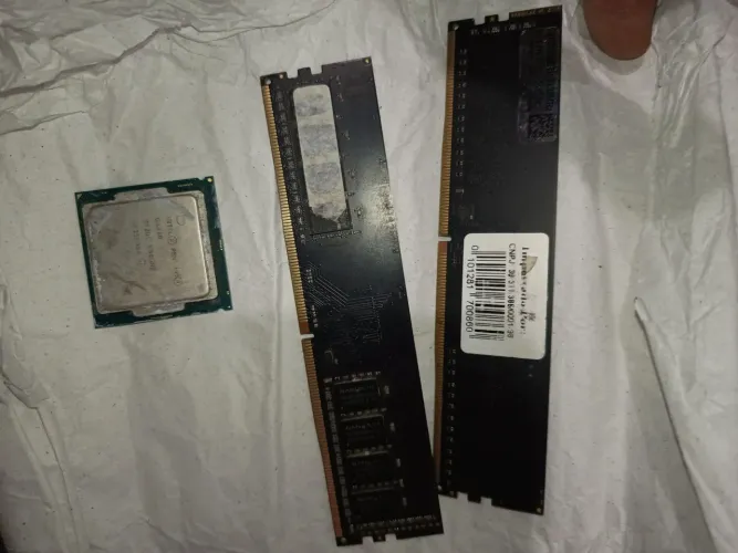 Kit memória ram e processador