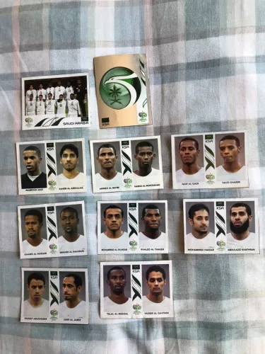 Figurinhas Seleção da Arábia Saudita 2006 - Recortadas