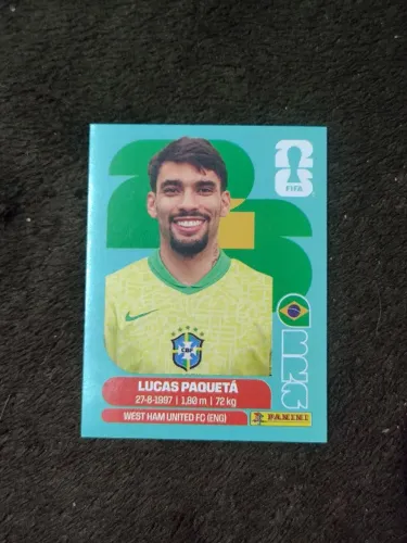 Lucas Paquetá Figurinha Copa do mundo 2026
