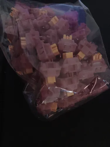 Switch Outemu Silêncio Peach V3 lubrificado, para Teclado Mecânico,linear tátil, hot-swap
