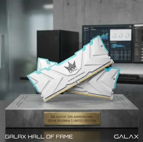 Memória RAM GALAX HOF 10th Anniversary DDR4 3600MHz 16GB (2x8GB)