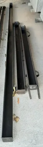 Formas vergas / postes  portão de tela