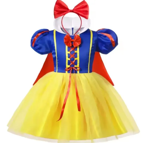 Fantasia Branca de Neve NOVO 