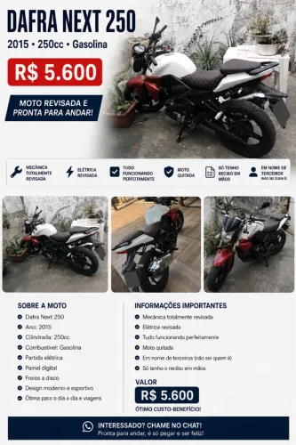 Dafla Next 250 branca
