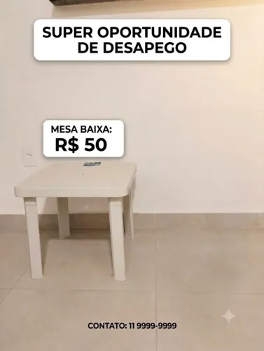 Mesa infantil