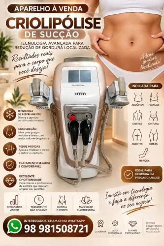 Vendo criolipolise de sucção 