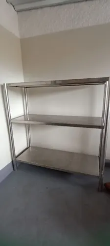 Mesa Prateleira 100% Inox