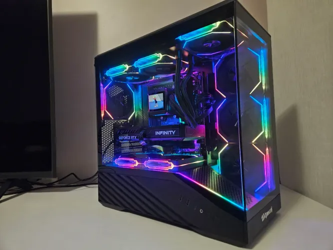 Pc Gamer AM5 DDR5 Ryzen 5 7600x RTX 5060 memória 16gb SSD 1tb