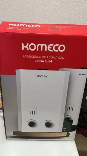 Aquecedor a Gás Komeco Linha Slim 7L Novo Lacrado com Nota Fiscal