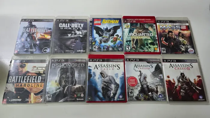 Lote jogos ps3 original 10