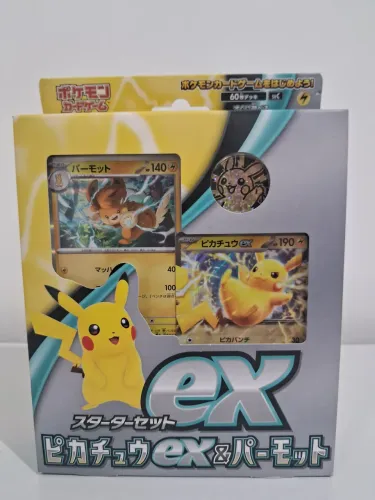 Cartas Pokémon Card Game Scarlet & Violet Starter Set ex Pikachu ex & Parmot