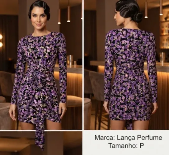 Vestido Lança Perfume tamanho P