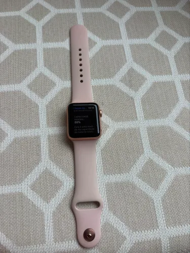 Apple Watch Series 3 38mm GPS Rose Gold + Carregador Original