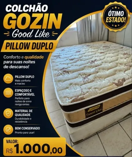 Cama BOX QUEEN Pilow Duplo