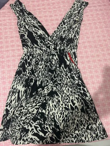 Vestido animal print