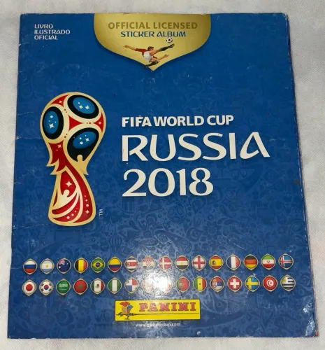 Album Copa Russia 2018 - Com + ou- 200 figurinhas