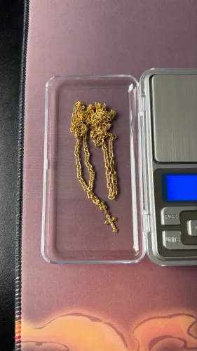 Corrente de ouro 18k + pingente