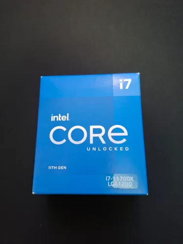 Processador Intel 11° Ger Core I7 11700k LGA 1200 Clock Máximo 5.0 GHz Octacore.
