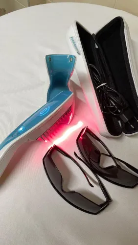 Laser p/ Tratamento e Crescimento Capilar c/ 2 óculos - HairMax Penifarina 