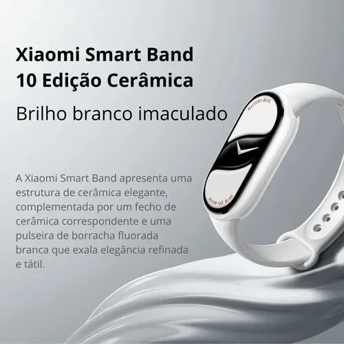 Xiaomi Mi BAND 10 Cerâmica AMOLED