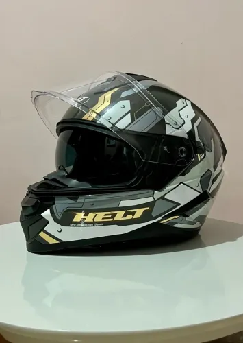 Capacete Helt Tracker Glass c/ óculos 56