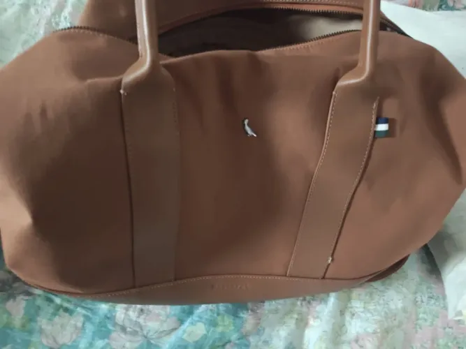 Bolsa de viagem de couro!!!