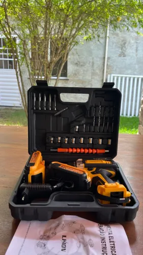 Parafusadeira Furadeira 48V + 2 Baterias