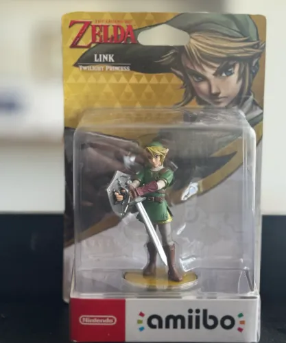 Amiibo Link Twilight Princess - The Legend of Zelda - Nintendo - Lacrado e raro